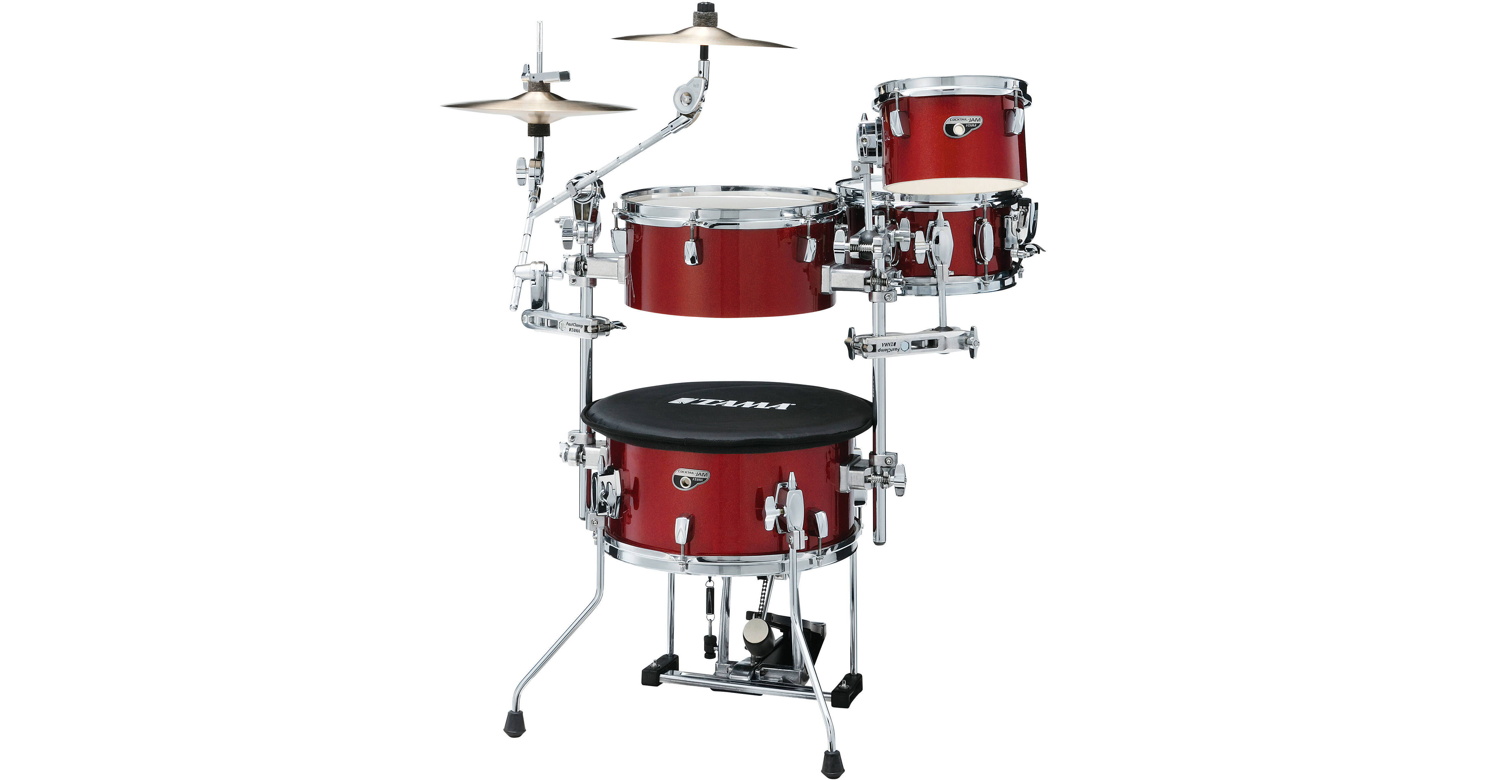 TAMA Cocktail-JAM Mini 4-Piece Portable Drum Kit CJP44CPM B&H