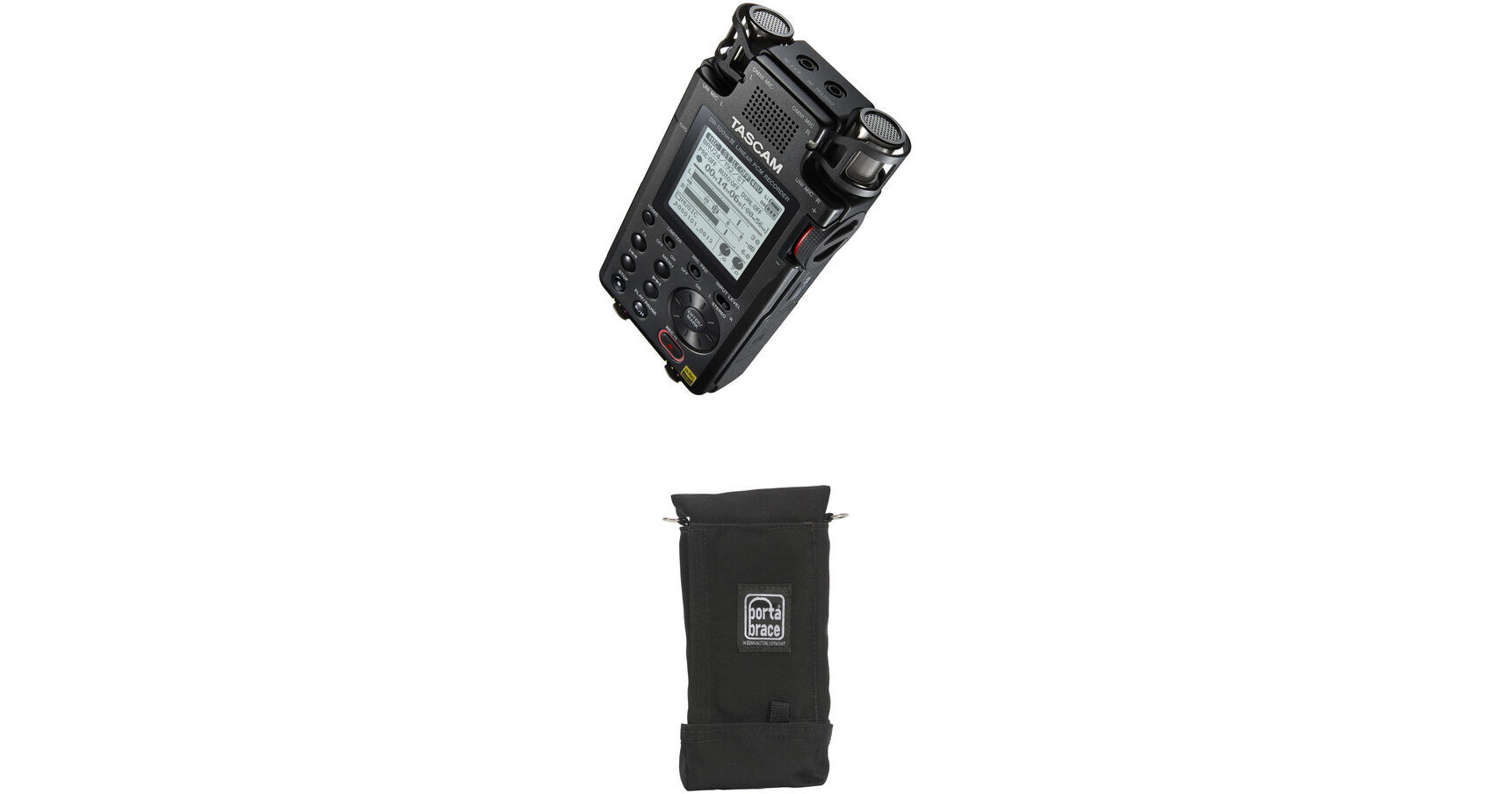 TASCAM DR-100MKIII Linear PCM Recorder and Case Kit B&H Photo