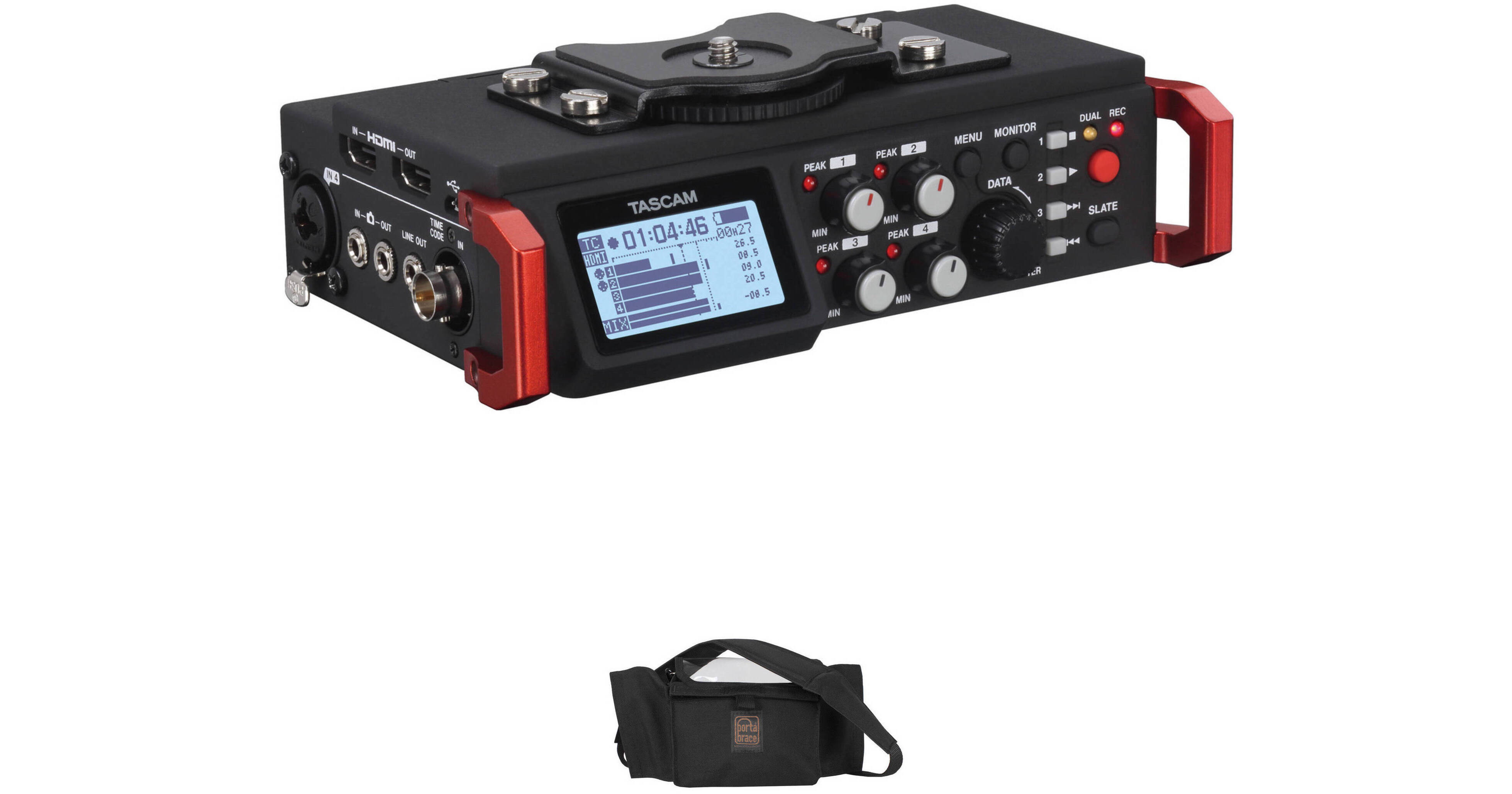 TASCAM DR-701D Kit with 4-Channel / 6-Track Multitrack Field