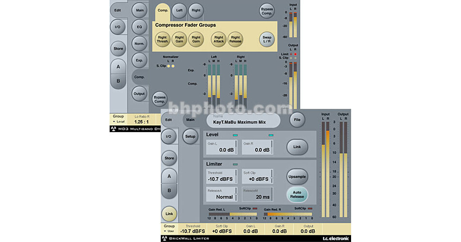 TC Electronic MD3 Stereo Mastering - Dynamics Plug-In 945-303101