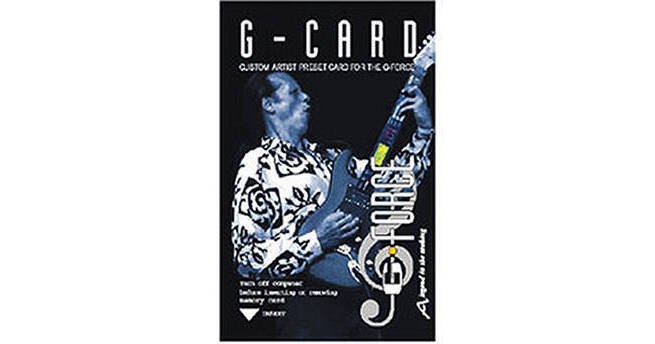 TC Electronic G-Card Preset - Preset Card for G-Force 980-001100