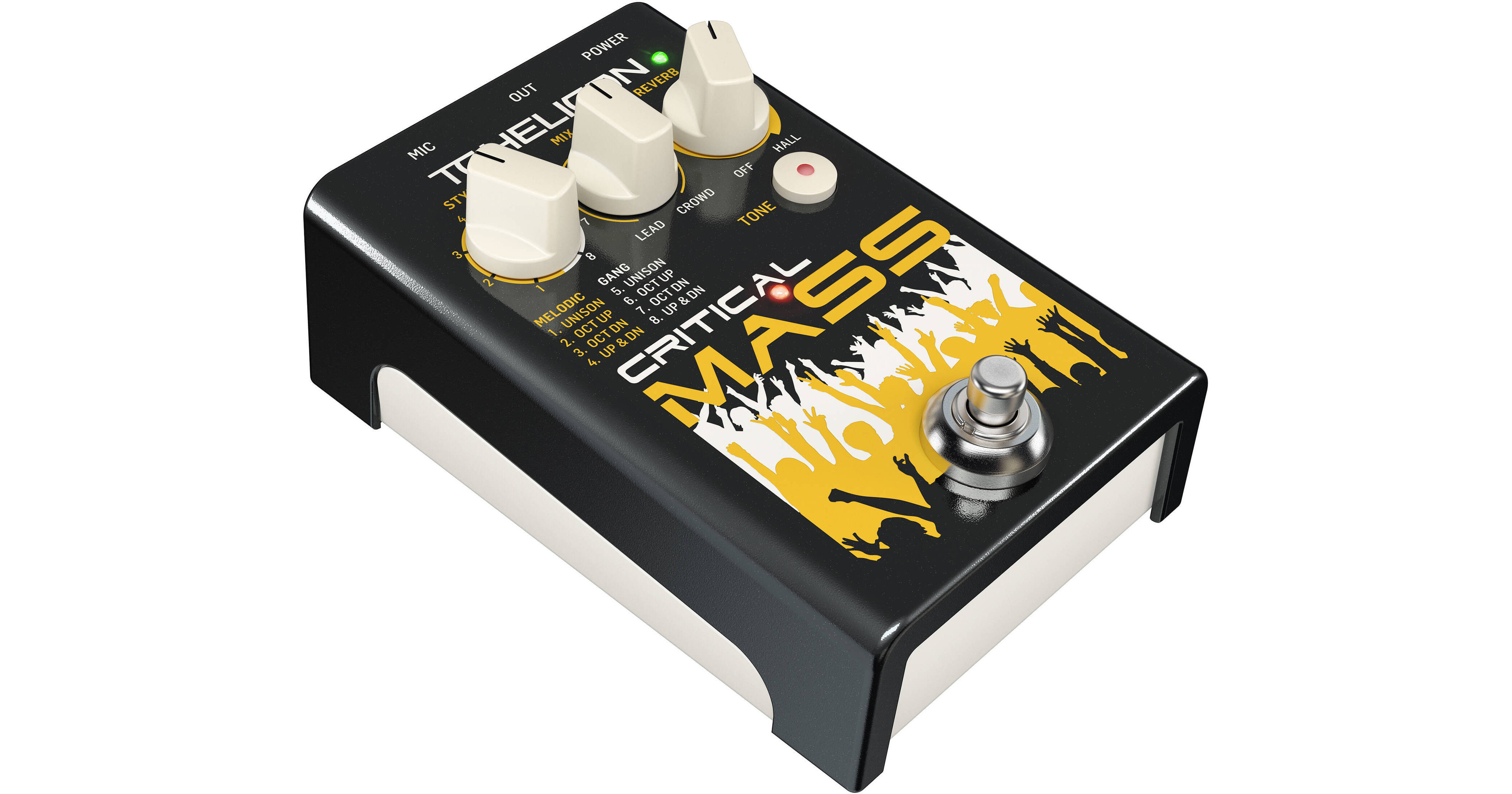 TC-Helicon Critical Mass Pedal for Gang Vocals, Melodic TC-Helicon Critical Mass Pedal for Gang Vocals, Melodic