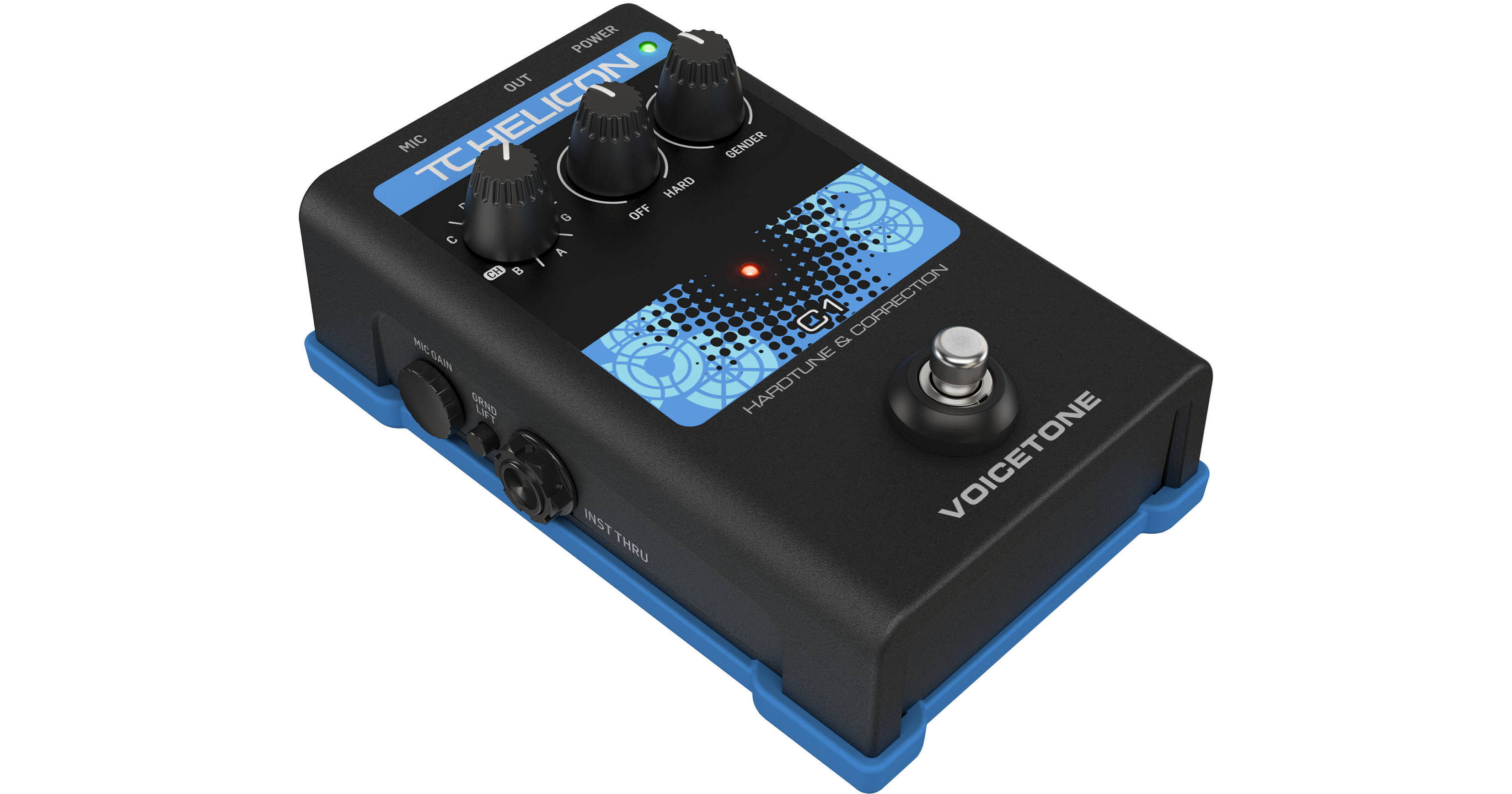 TC-Helicon VOICETONE C1 Pitch-Correction FX Pedal 0726-ABE86-US1
