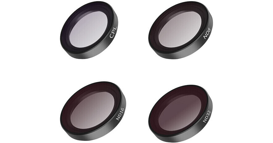 4-Piece Lens Filter Kit For Insta360 GO3/GO2 - CPL, ND8, ND16, ND32 Waterproof Filters With Double Coating