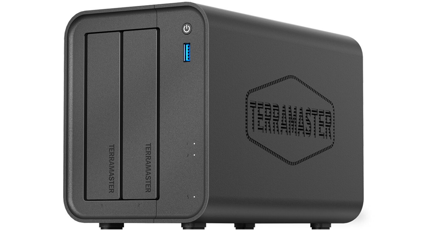 外付けハードディスク・ドライブ TerraMaster F2-425 NAS TerraMaster F2-425 2-Bay NAS Home Network Storage F2-425 B&H
