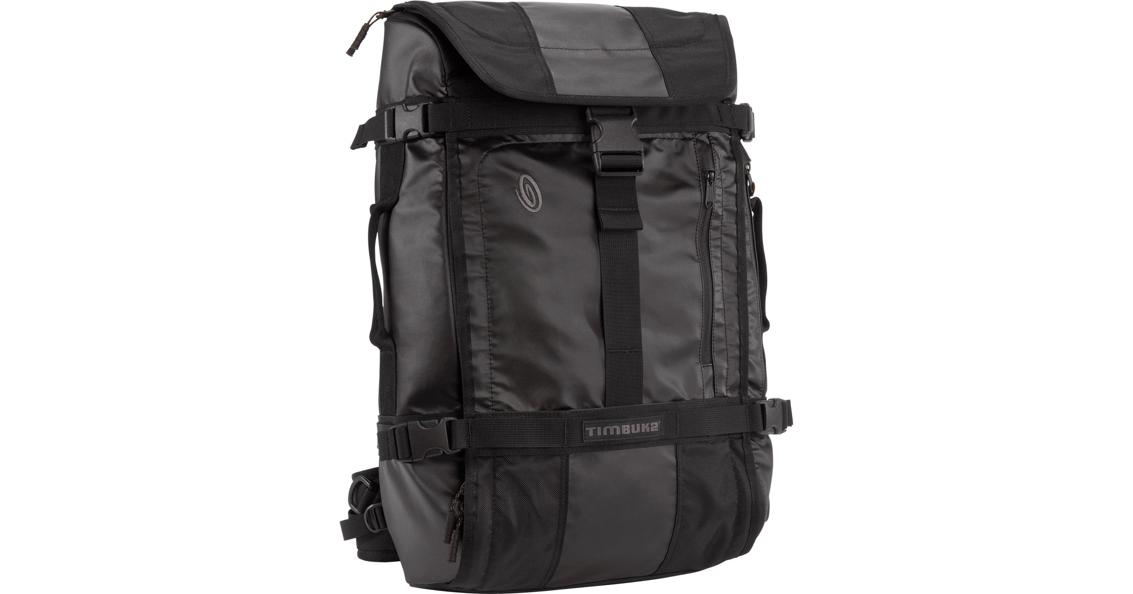 timbuk2 hidden backpack Branded Never Check Expandable Jet Black Leather zipper pulls and substantial zippers are rugged yet refined Timbuk2 Robin 20L Backpack -