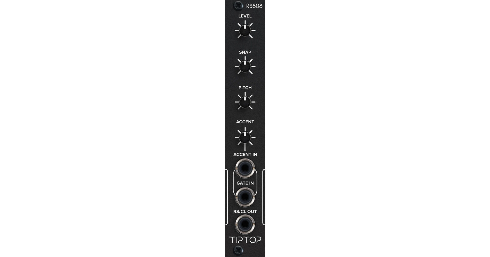 TipTop Audio SD808 Eurorack Analog Snare Drum Module – 4HP, 808-Style Snares With Tone & Snappy Controls