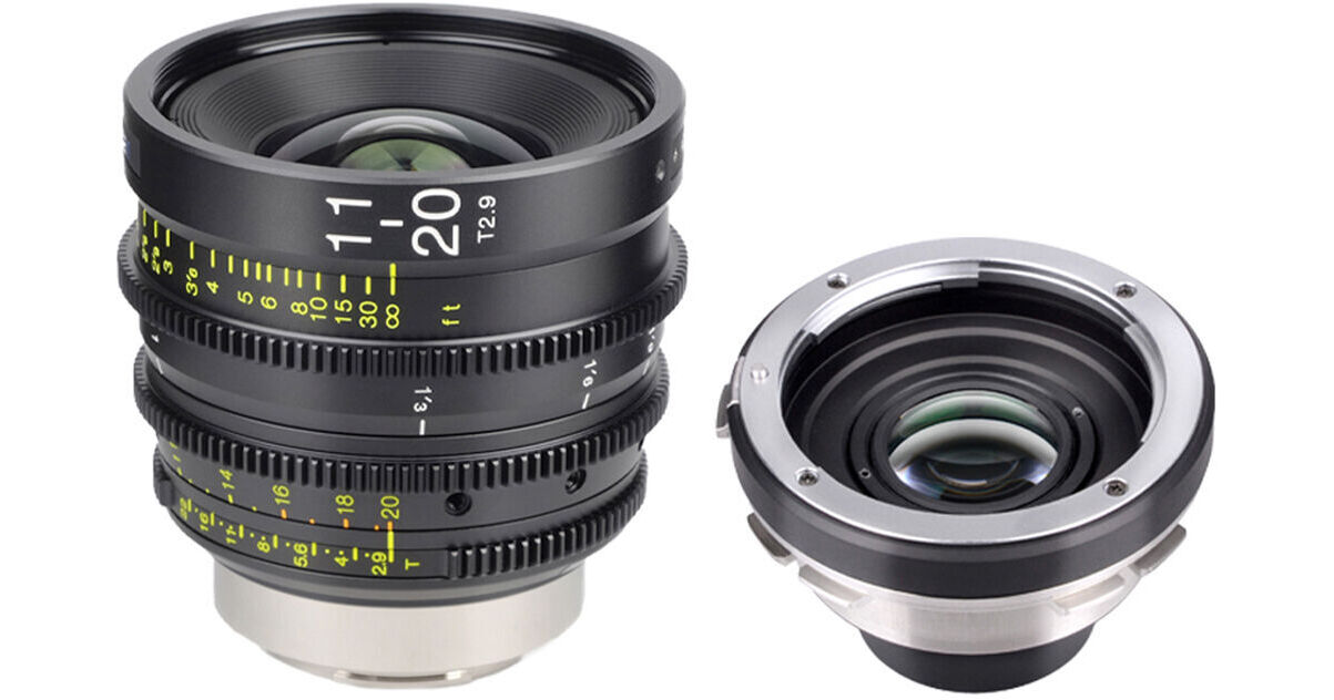 Tokina Cine ATX 11-20mm T2.9 Lens with 1.6x EF to TC-112016EXPEF