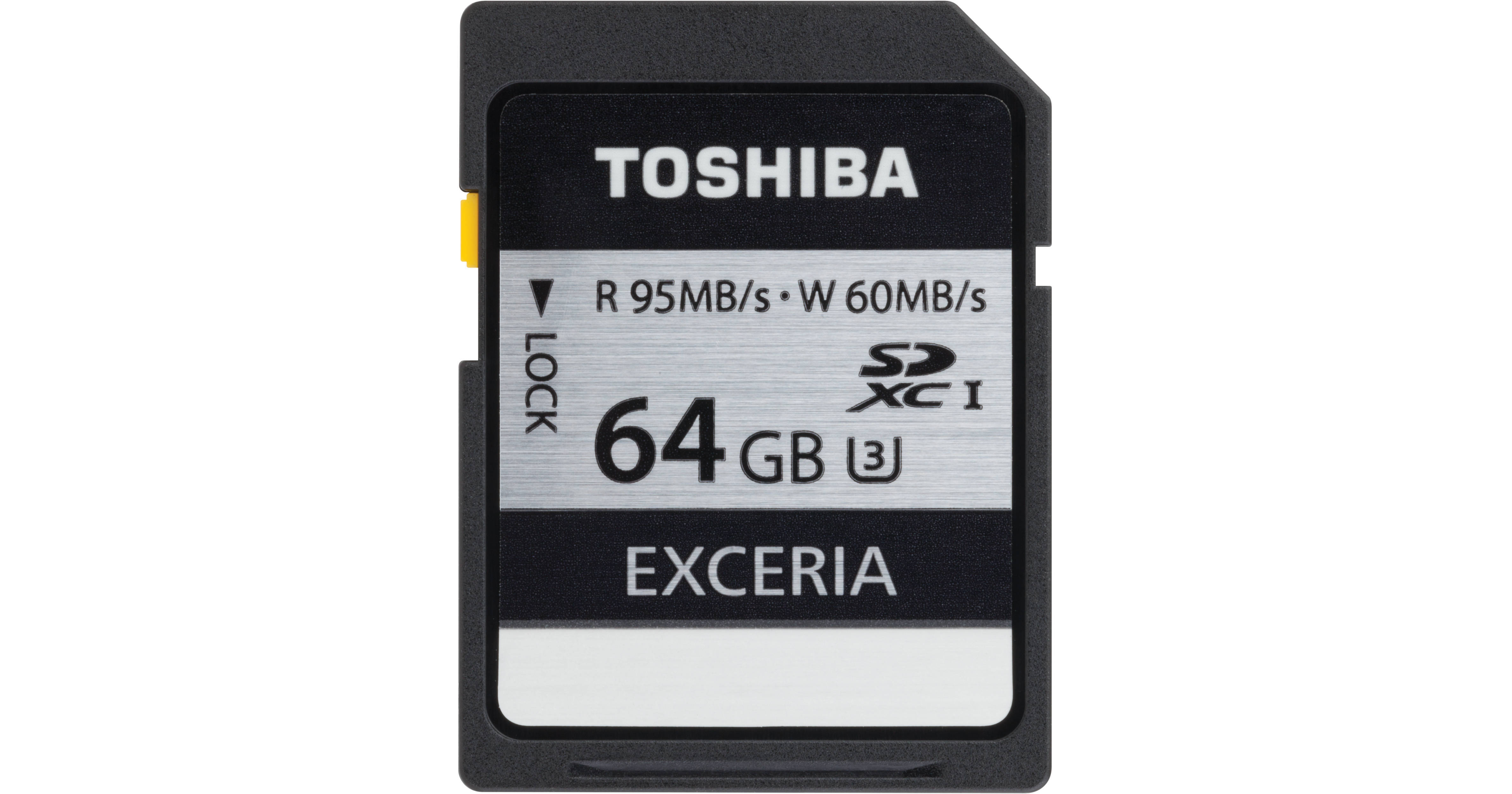 Toshiba 64GB Exceria UHS-I U3 SDXC Memory Card PFS064U-1EUS B&H