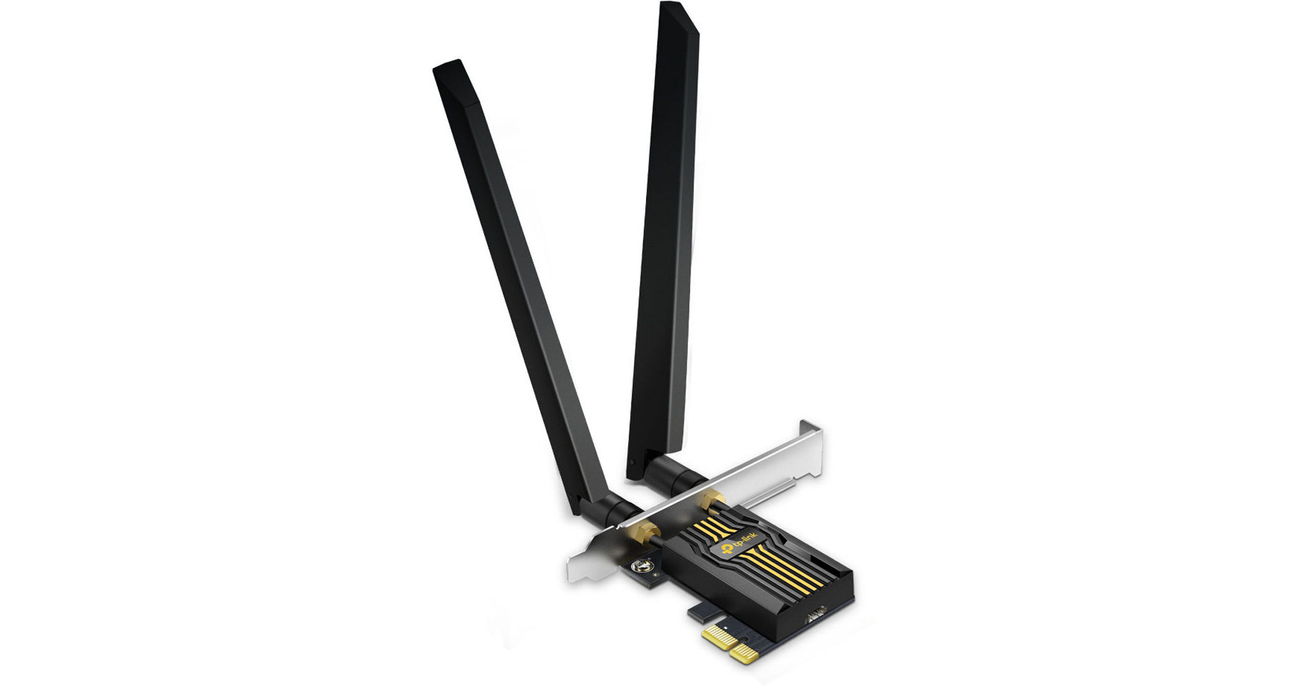 TP-Link WiFi 7 Carte WiFi PCIe BE6500 Archer TBE400E, Tri-Bandes (6GHz/5GHz/2.4GHz), débits