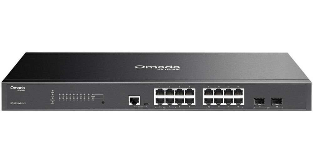 TP-Link Omada SG3218XP-M2 V2 16-Port 2.5G PoE+ SG3218XP-M2 B&H