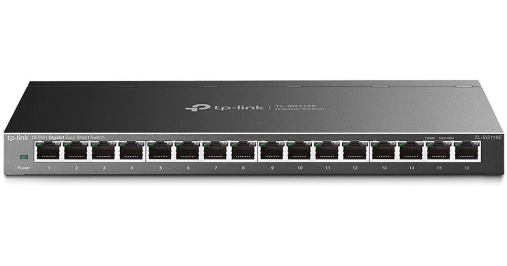 TP-Link TL-SG116E 16-Port Gigabit Unmanaged Switch TL-SG116E B&H