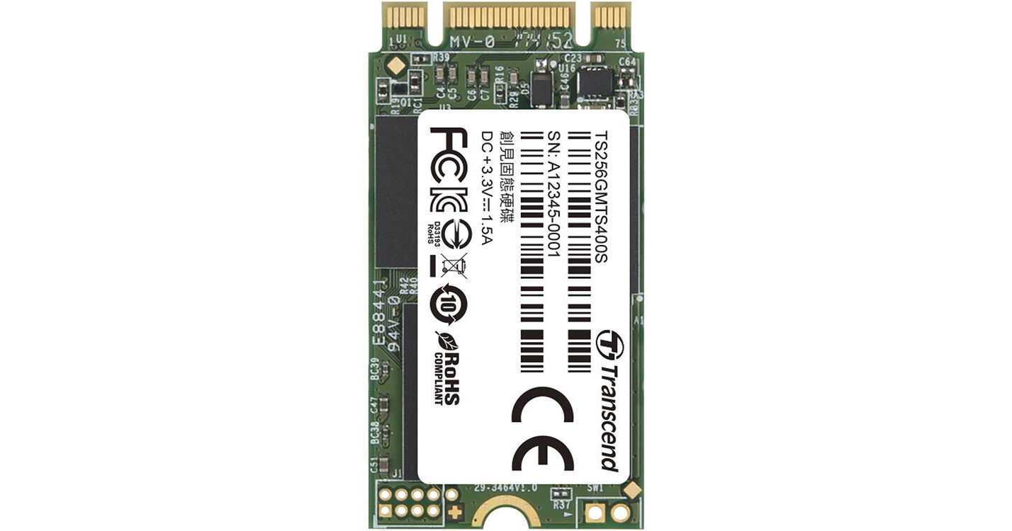 Transcend 256GB MTS400S SATA III M.2 Internal SSD TS256GMTS400S