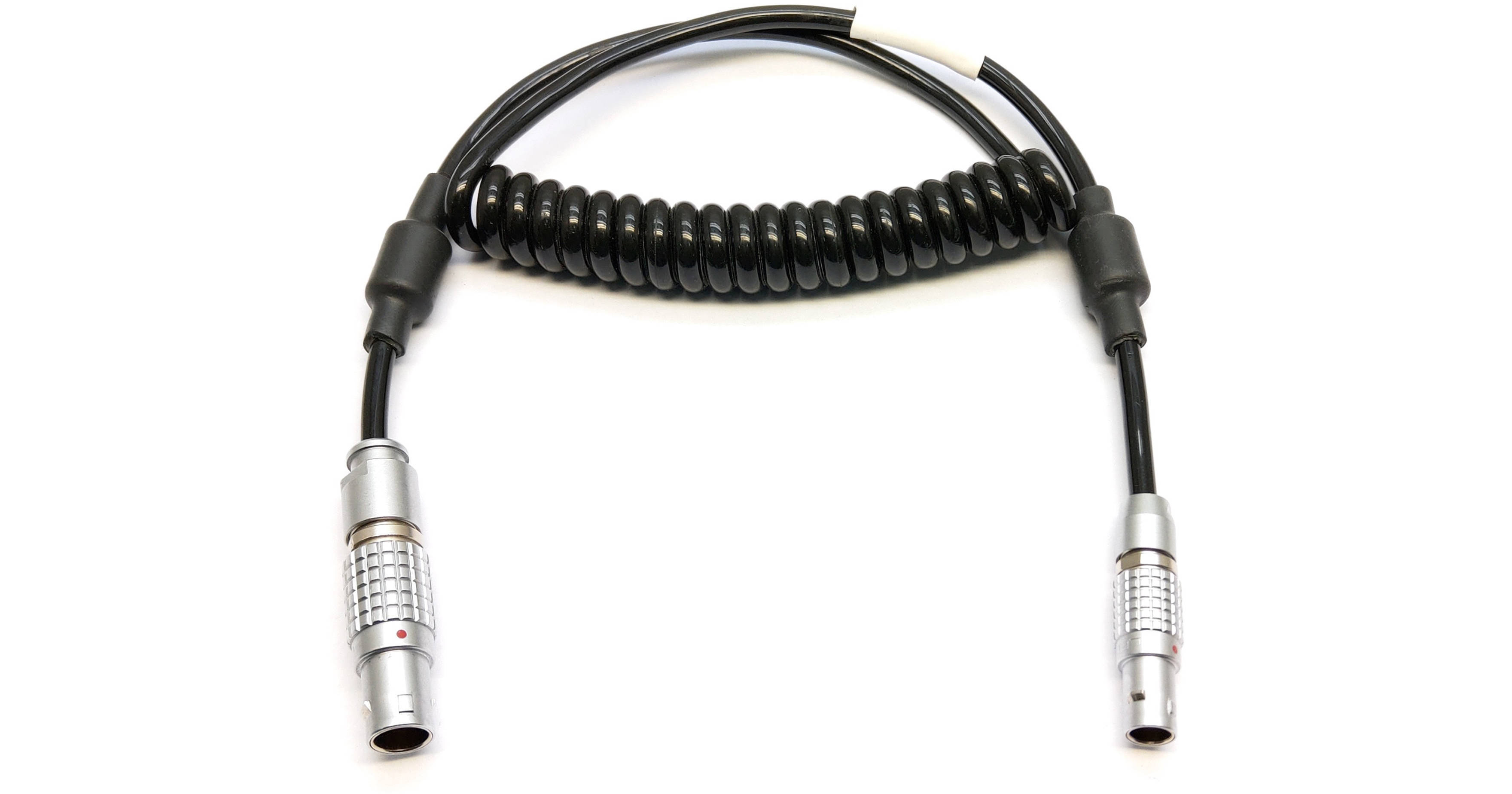 Transvideo Mini 2-Pin LEMO to 8-Pin Lemo Male Coiled 906TS0177