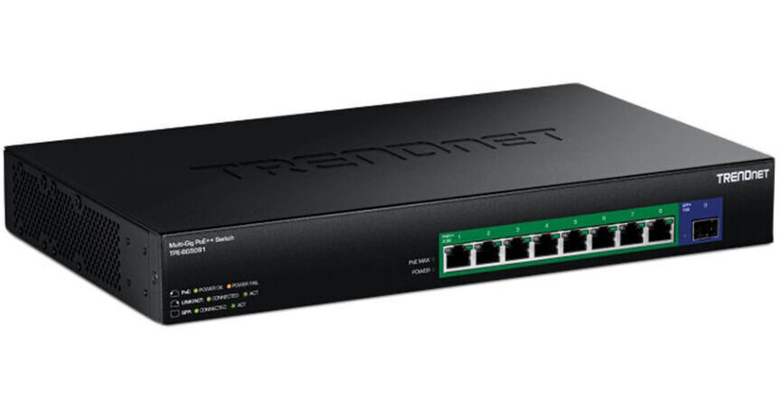 TRENDnet TPE-BG5091 8-Port 2.5G GaN Power PoE++ TPE-BG5091 B&H