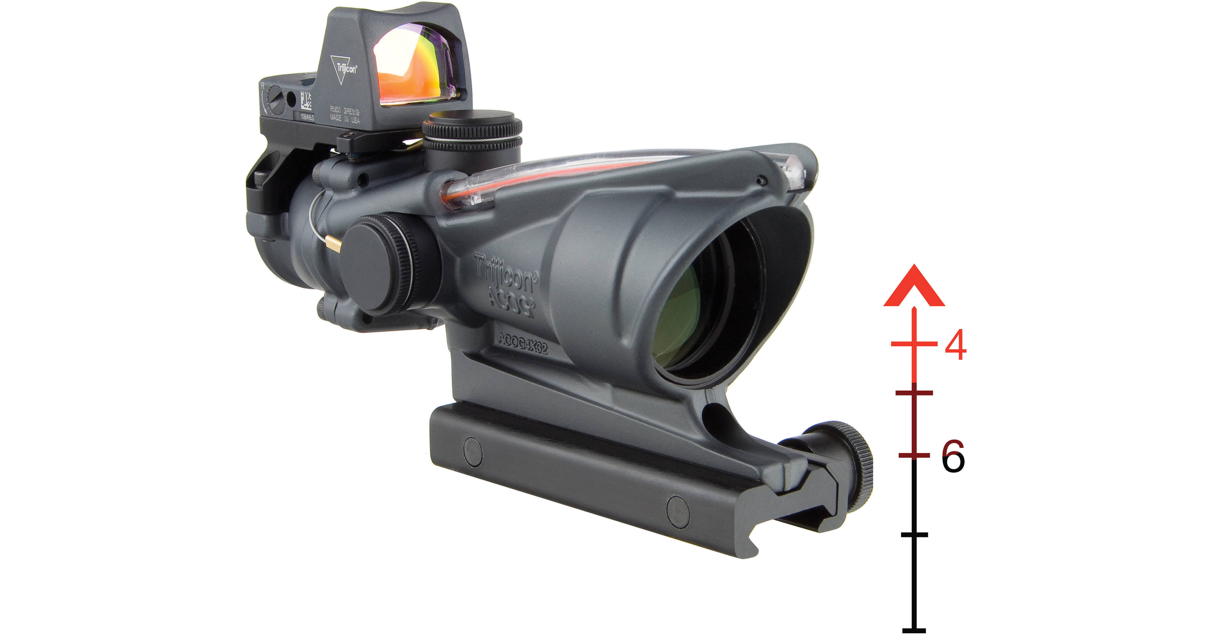 Trijicon 4x32 ACOG Riflescope & 3.25 MOA RMR Sight TA31-D-100322