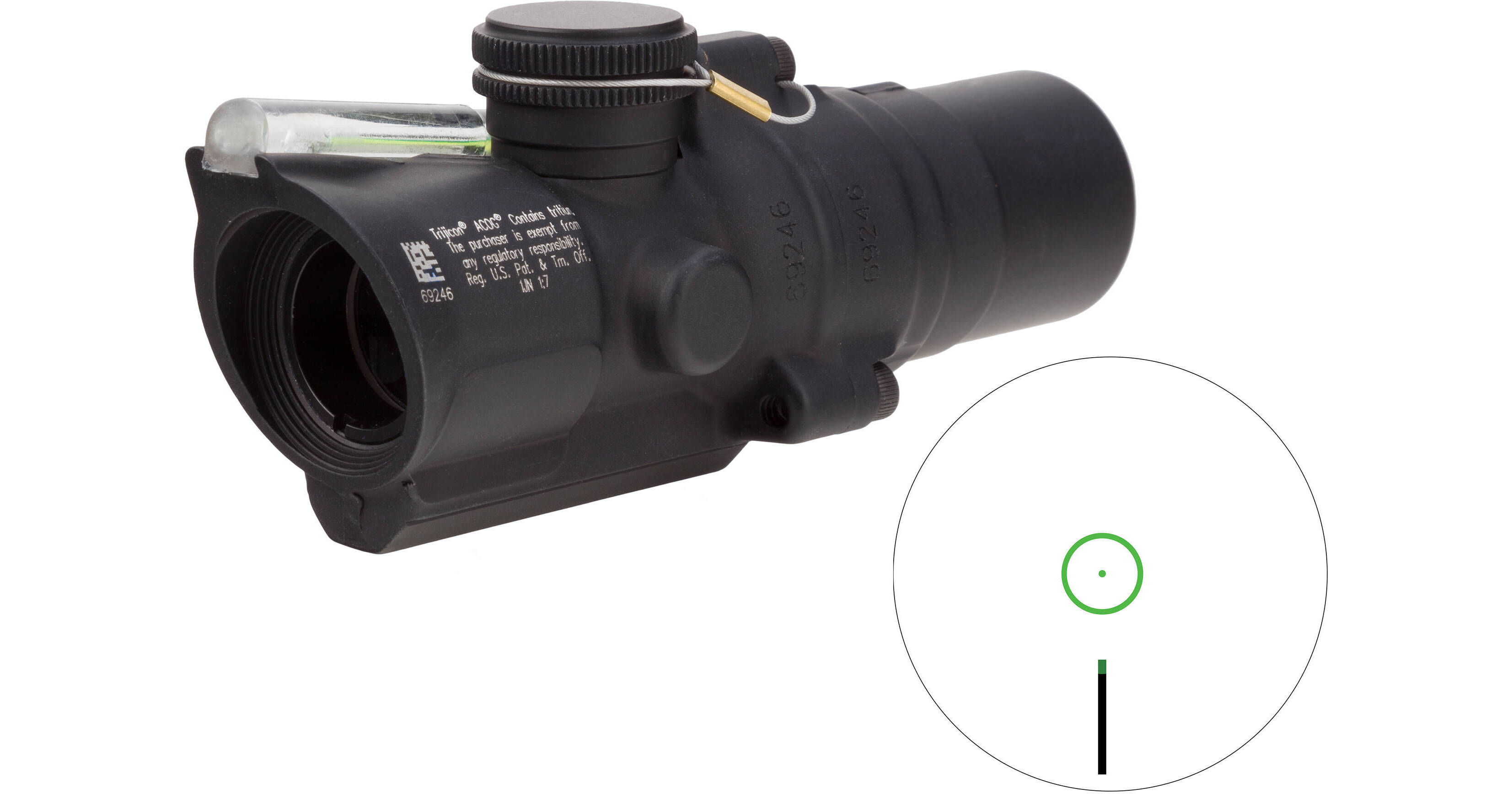 Trijicon 1.5x16S TA44-C ACOG Riflescope TA44-C-400243 B&H Photo