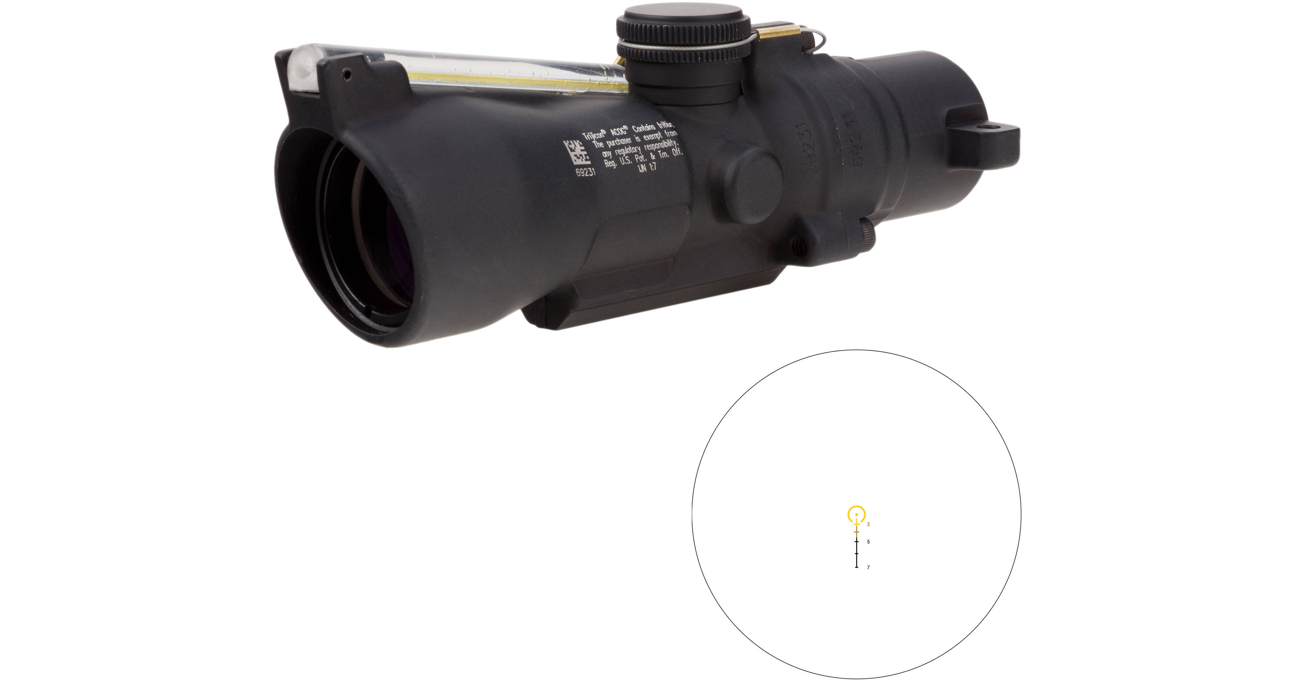 Trijicon 3x24 Compact ACOG Riflescope TA50-C-400239 B&H Photo