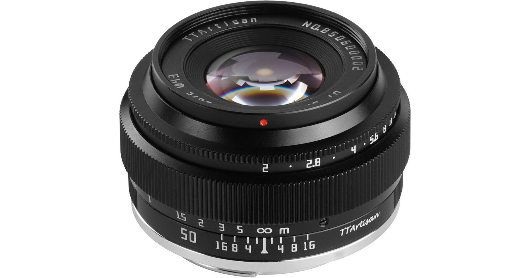 TTArtisan 50mm f/2 Lens for Canon RF (Black) F5020-B-RF B&H