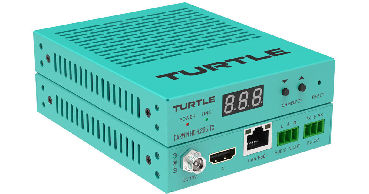 Turtle AV Darwin HD H.265 HDMI 1080p60 4:4:4 TAV-DARWINHD-TX B&H