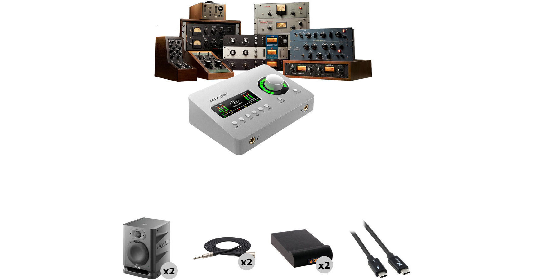 Universal Audio Apollo Solo USB Heritage Edition Desktop 2x4