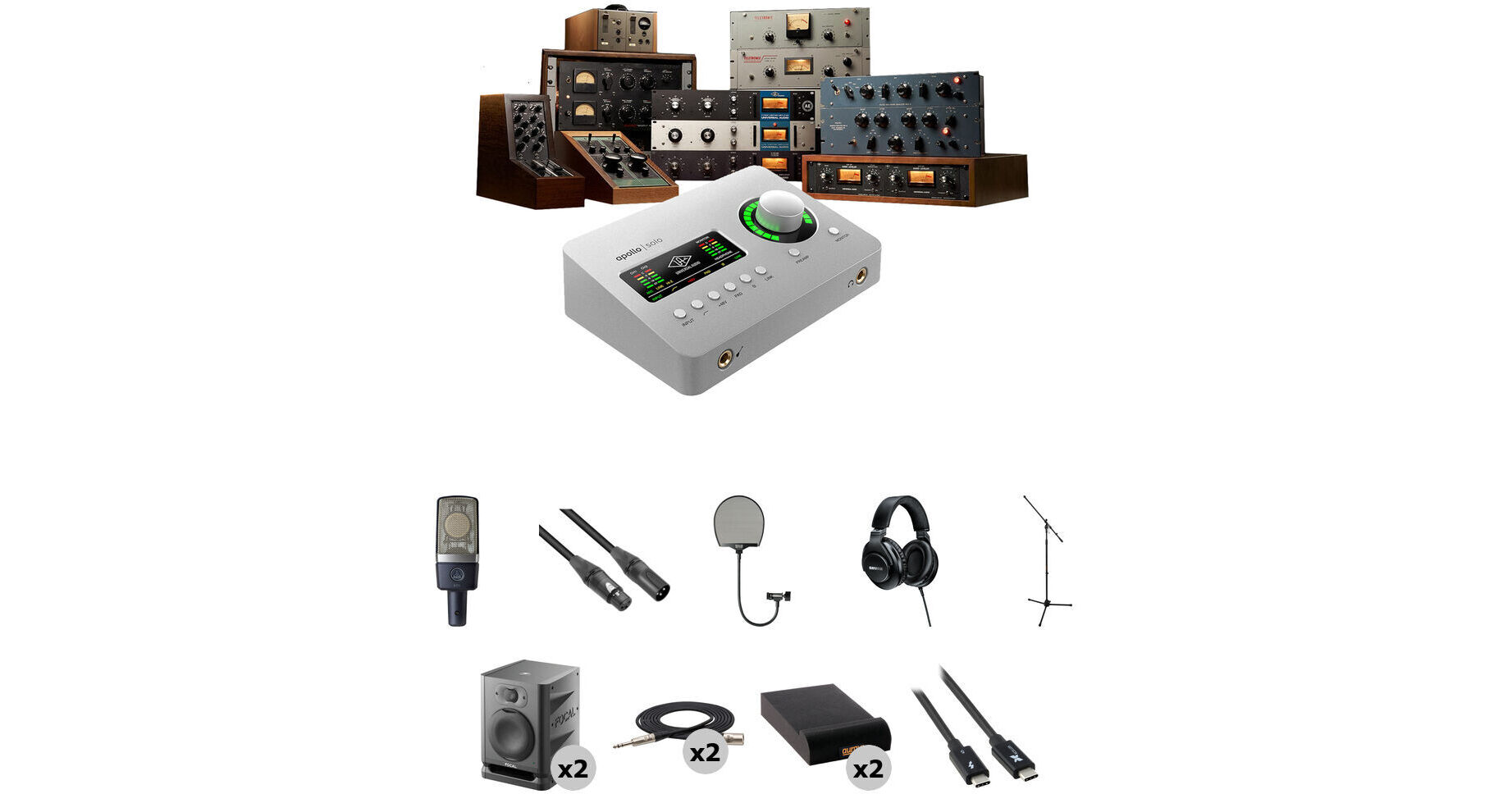 Universal Audio Apollo Solo USB Heritage Edition Desktop 2x4