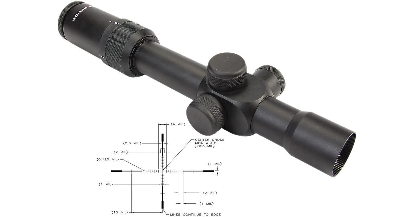 US OPTICS 1-8x27 SR-8C Riflescope SR-8C B&H Photo Video