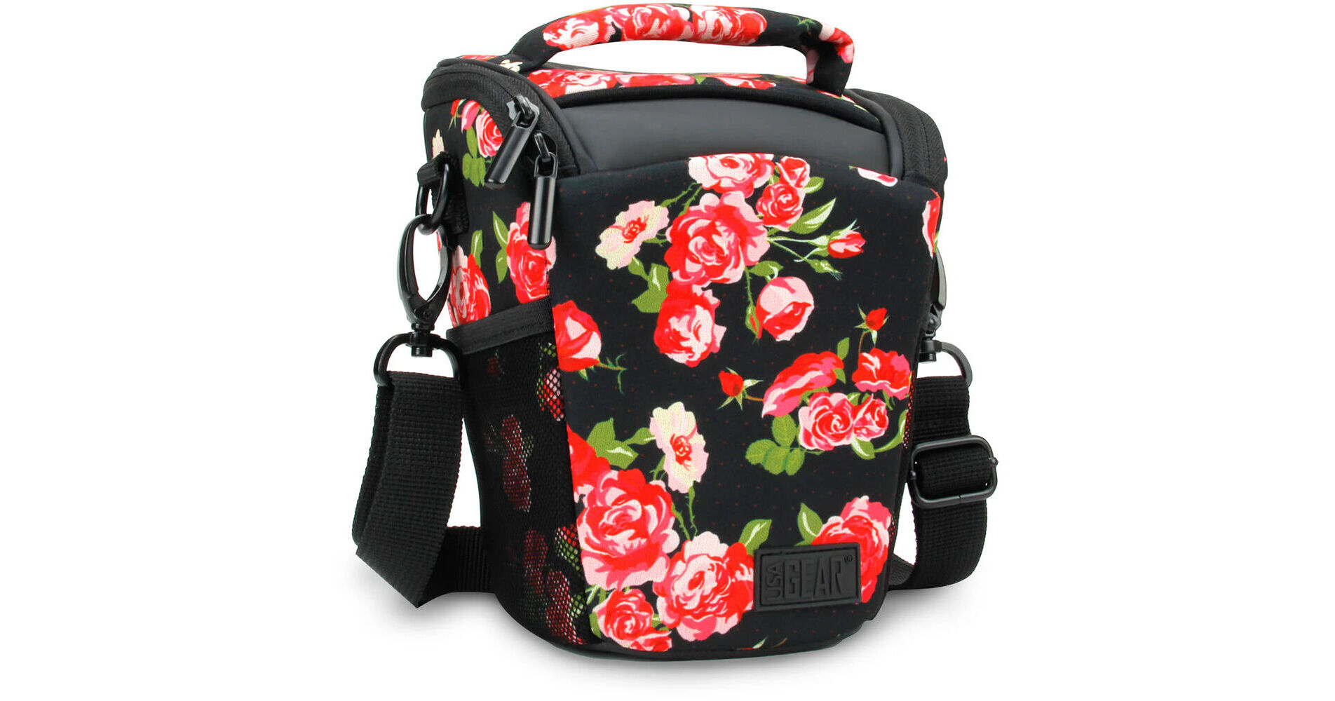USA GEAR Top-Loading DSLR Camera Bag (Floral) GRQLQTL100FLEW B&H
