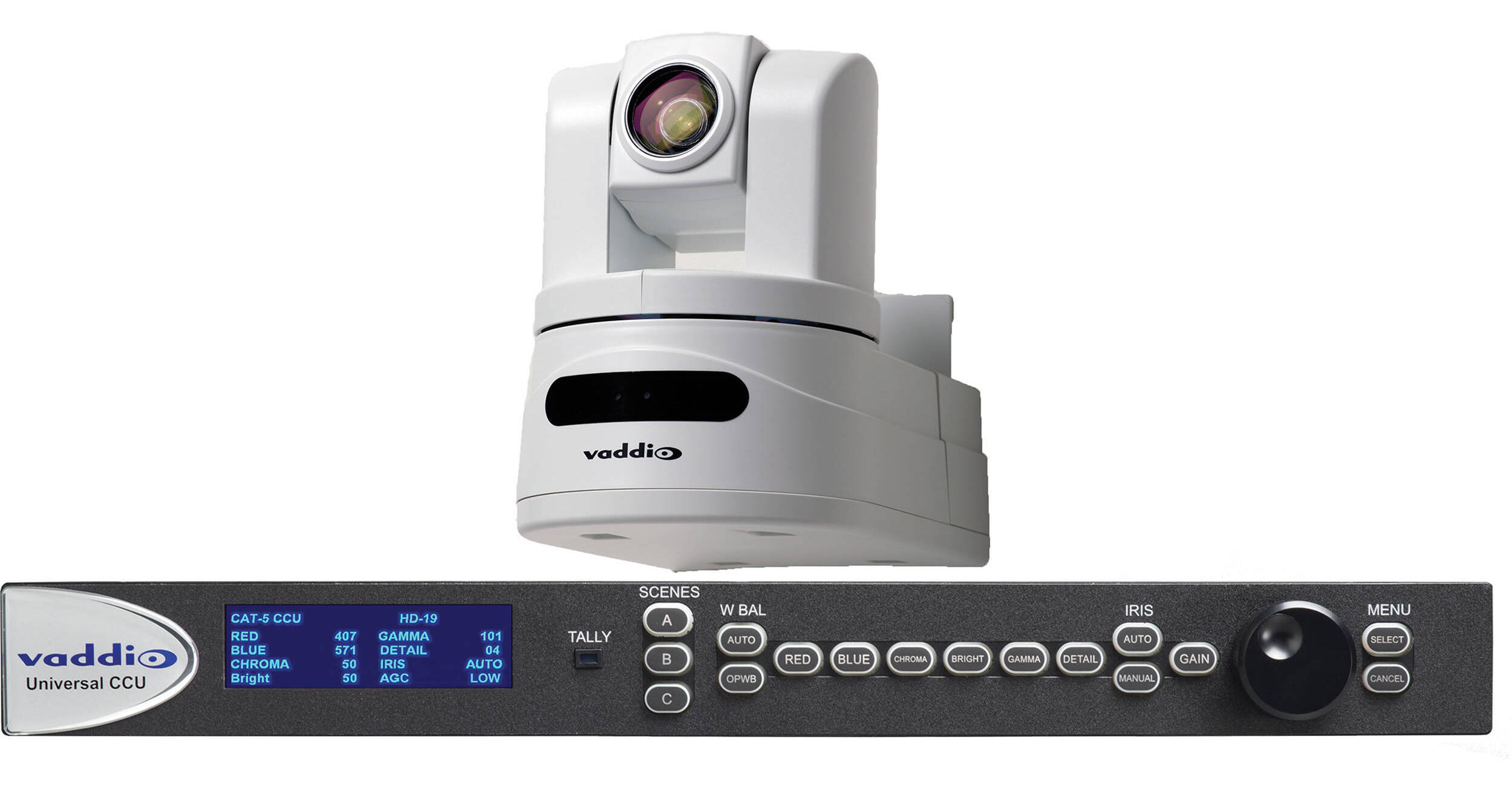 Vaddio WallVIEW CCU HD-19W CAT-5 High Definiti 999-6947-100AW