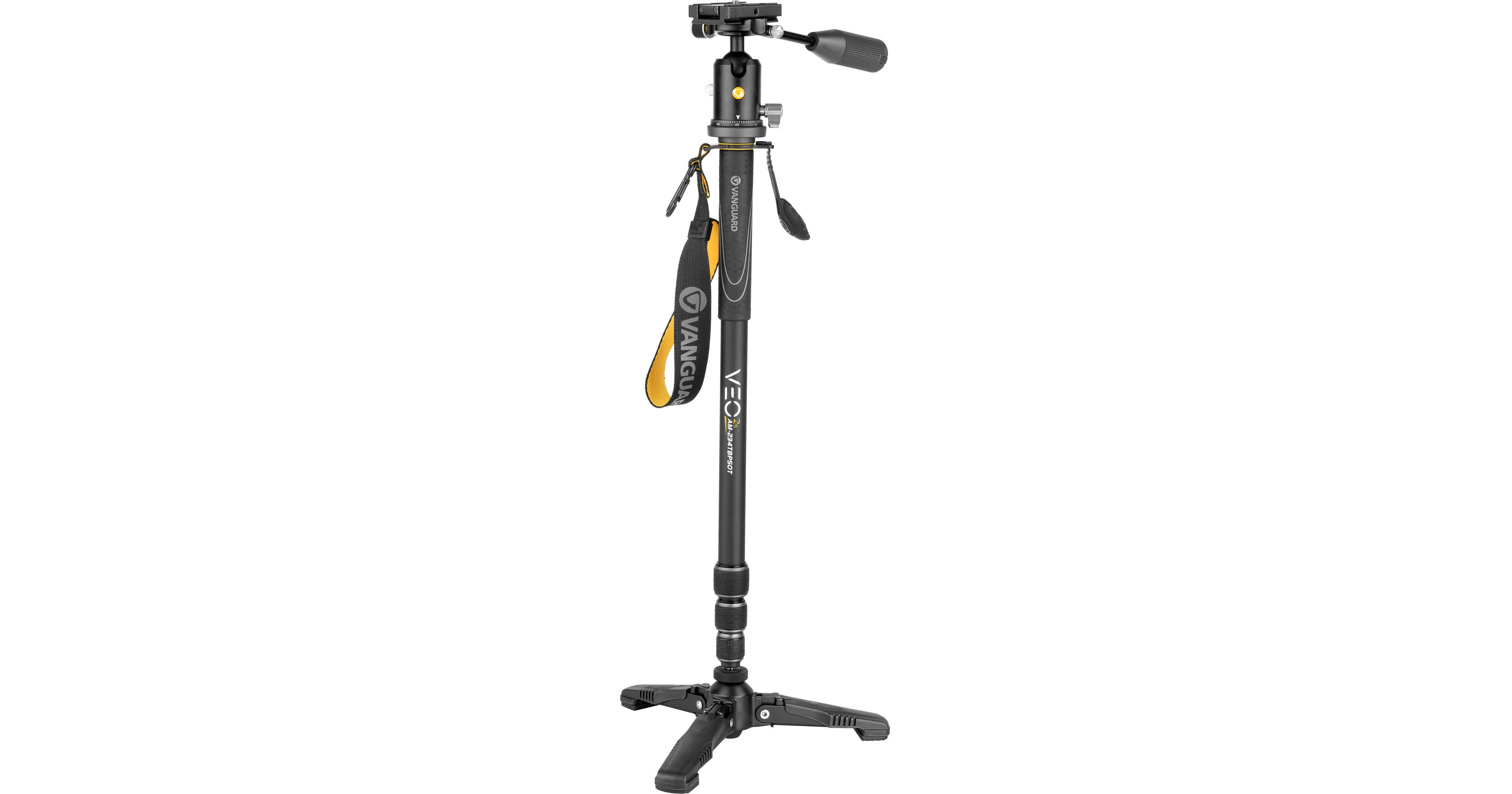 Vanguard Aluminum Monopod with Tri-Feet and VEO