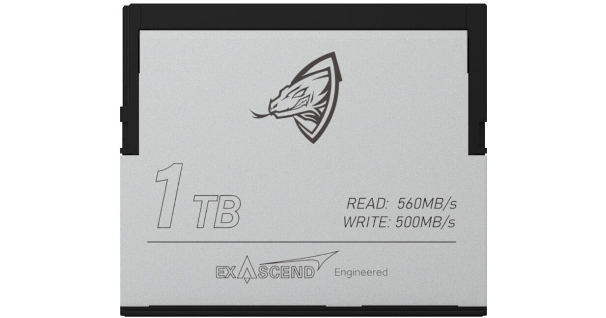Exascend 1TB Archon CFast 2.0 Memory Card EXSC3X001TB B&H Photo