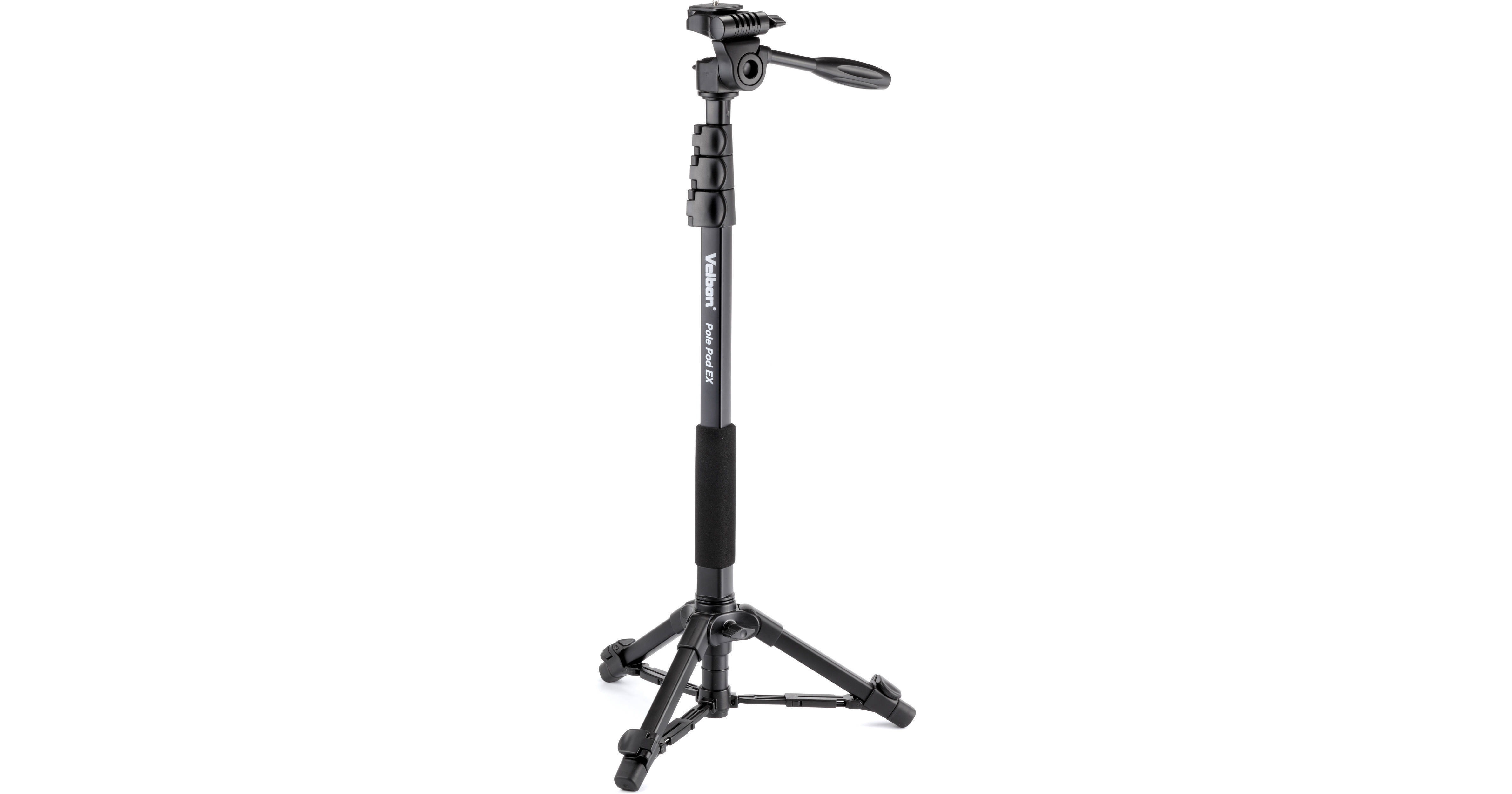 Velbon N75 Pro Carbon Monopod - 5 Section Professional Monopod For Sports Photography