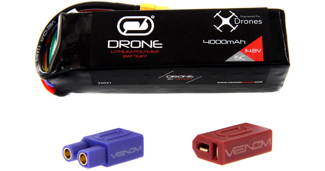 Venom Group 15C 4S 4000mAh LiPo Drone Battery with Uni 2.0 35031