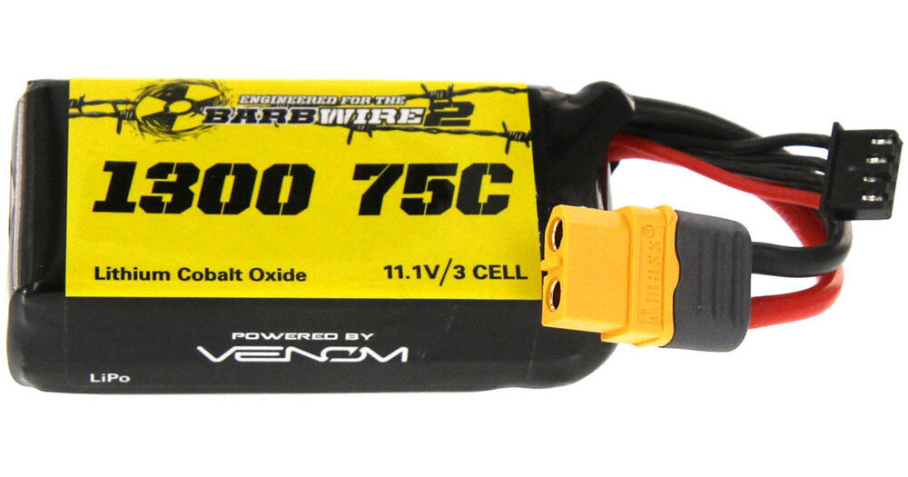 1300 75 c lipo Tattu 1300mAh 3S 75C battery pack with XT60 plug For air shipments Venom Group 75C 3S 1300mAh