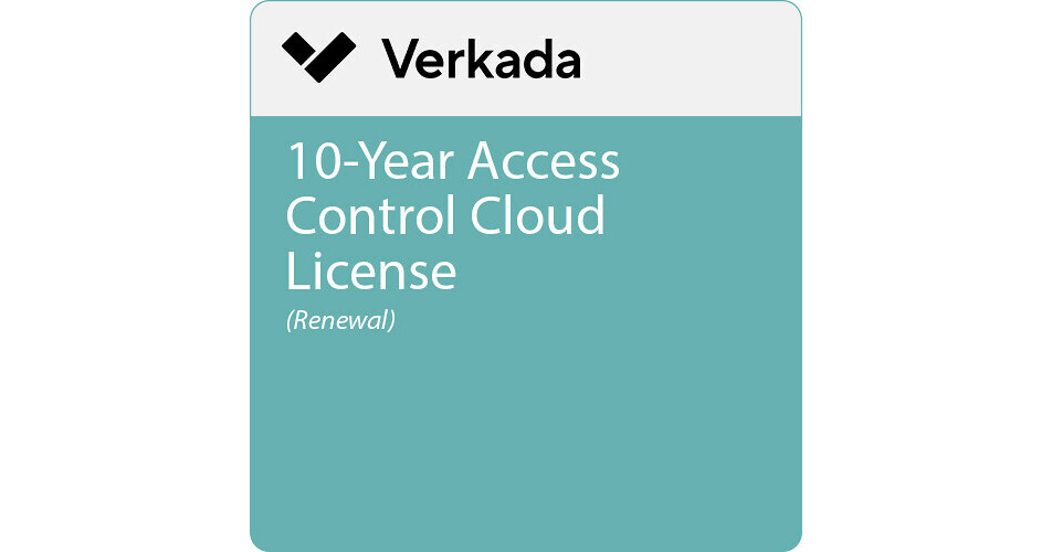 Verkada 10-Year Access Control Cloud License LIC-AC-10Y-RNW B&H
