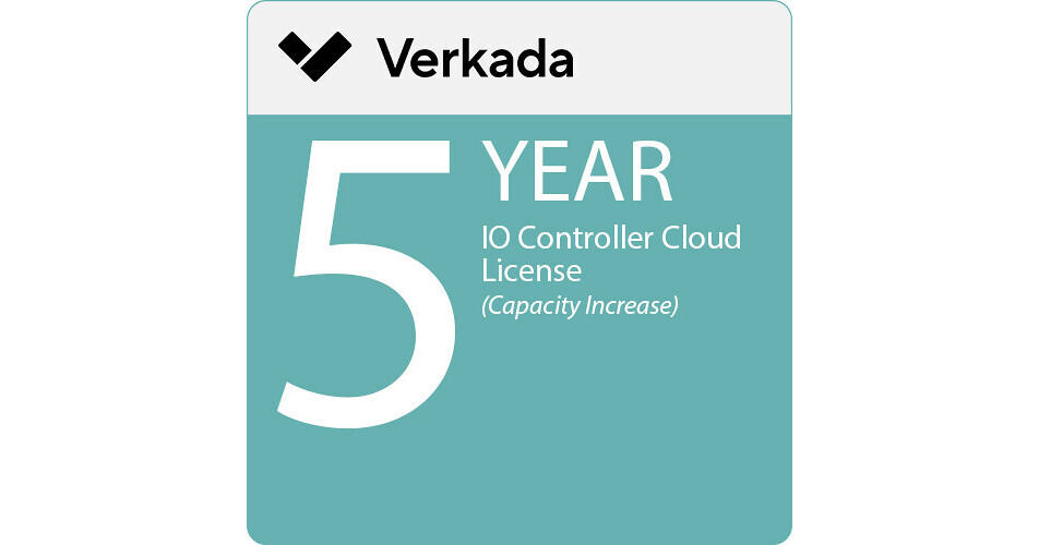 Verkada 5-Year IO Controller Cloud License LIC-AX-5Y-CAP B&H