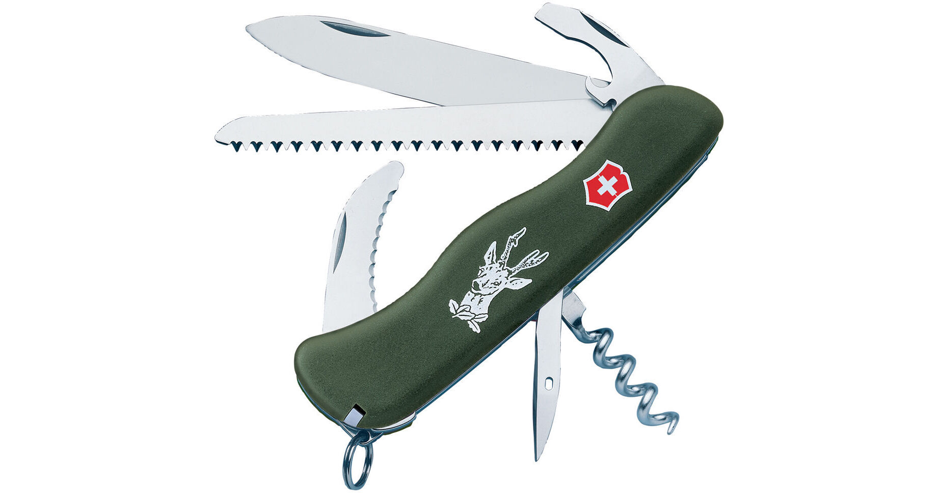 HUNTER × HUNTER Victorinox Hunter Pocket Knife (Olive) 53642 B&H Photo Video