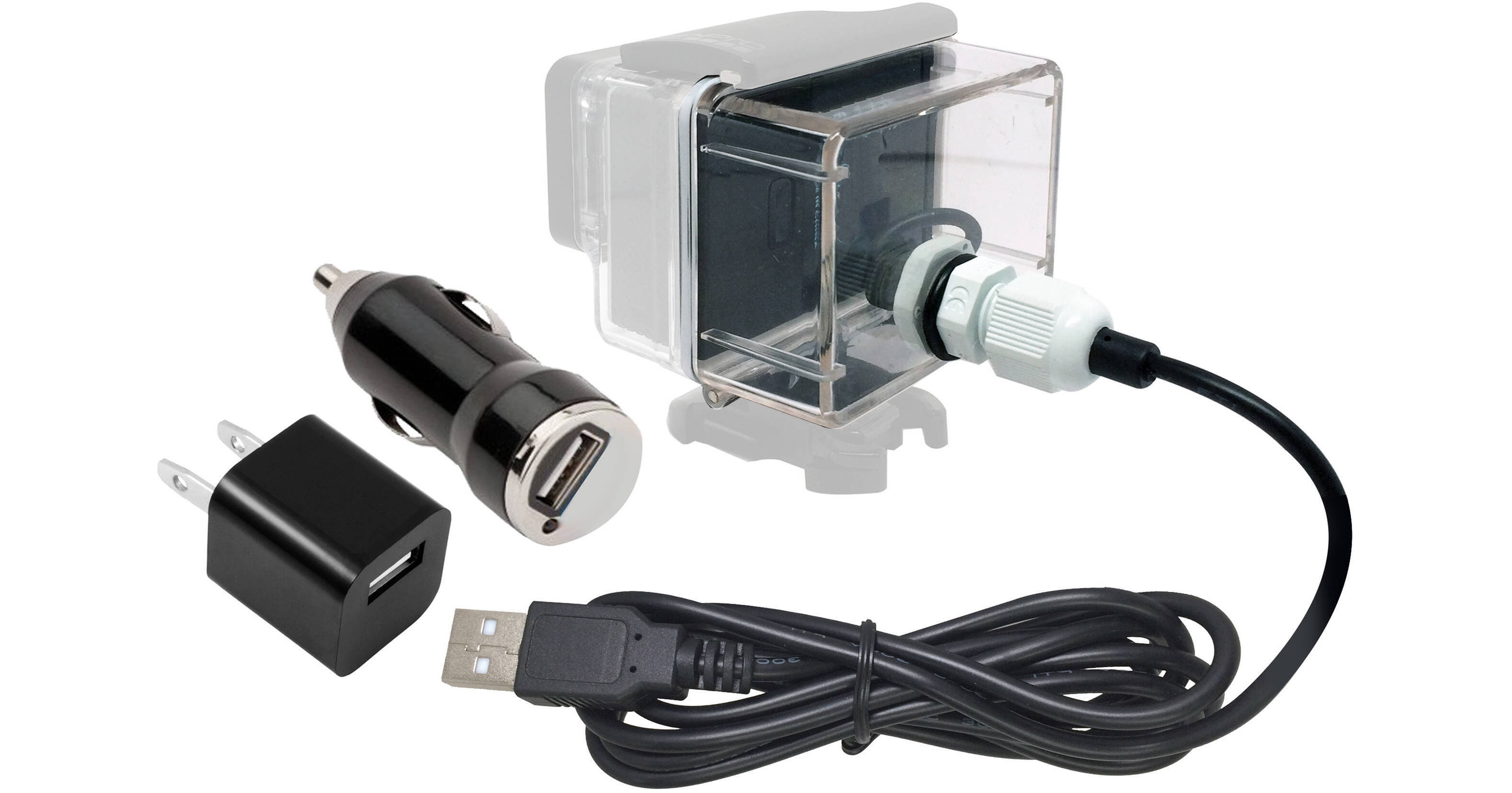 Vidpro AC/DC Power Kit for GoPro HERO4 / HERO3+ AC-GP B&H Photo