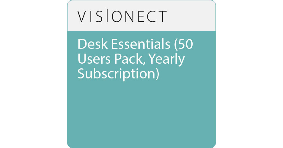 Visionect Visionect Desk DESK - ESSENTIALS YEARLY - 50 USERS PACK B&H
