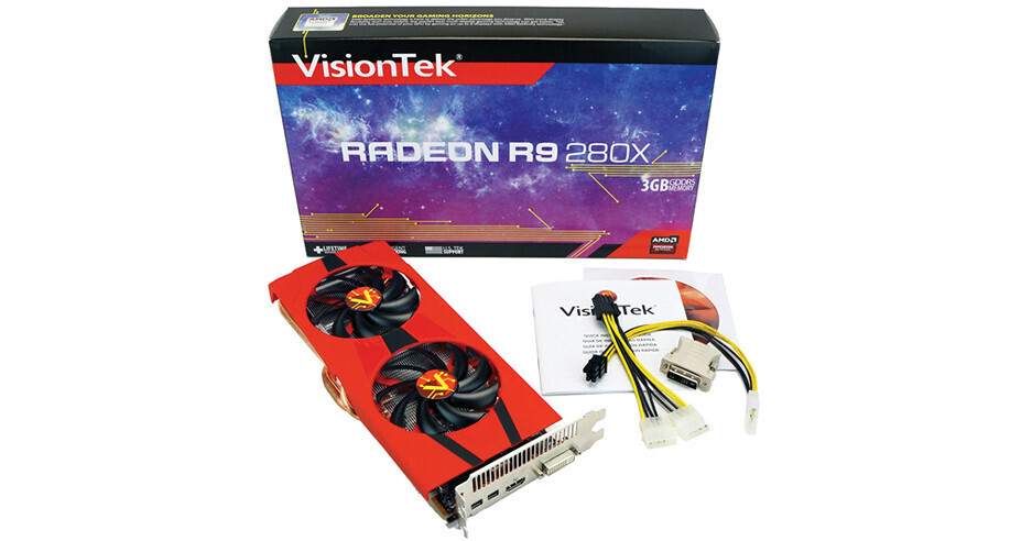 VisionTek Radeon R9 280X Graphics Card 900652 B&H Photo Video