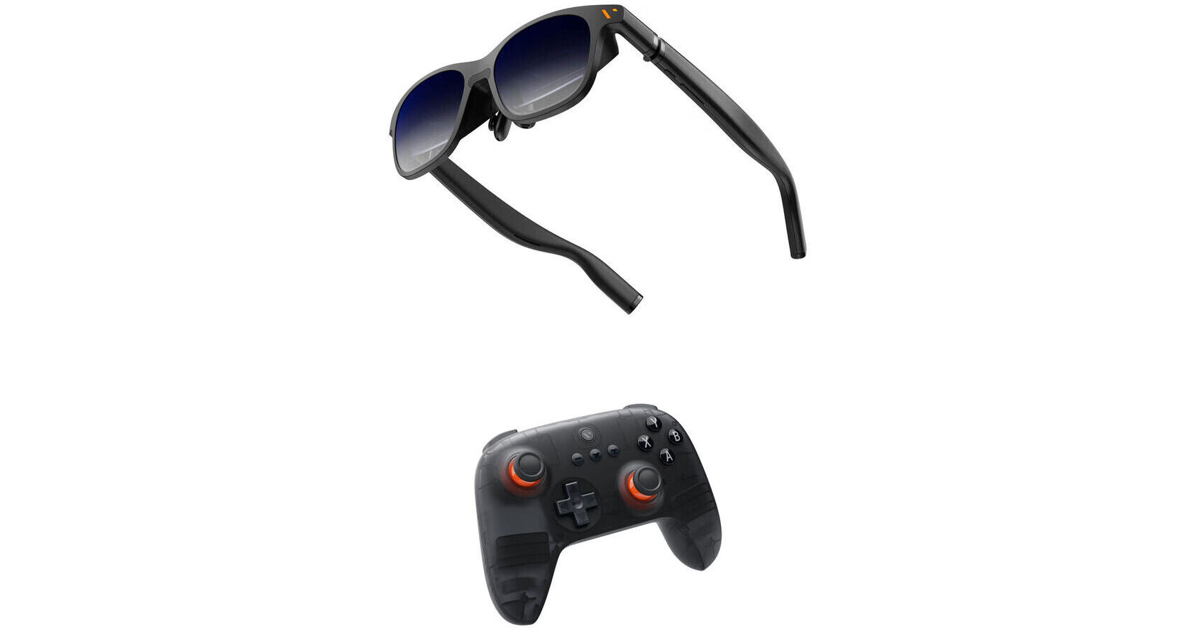 VITURE Pro XR Glasses with 8BitDo Ultimate C Gaming Controller