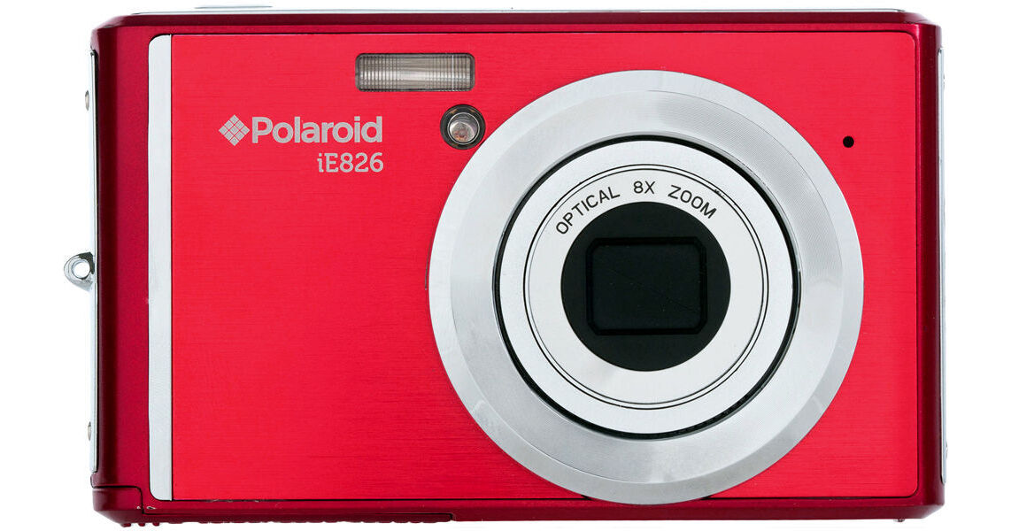 Polaroid iE826 Digital Camera (Red) IE826-RED B&H Photo Video