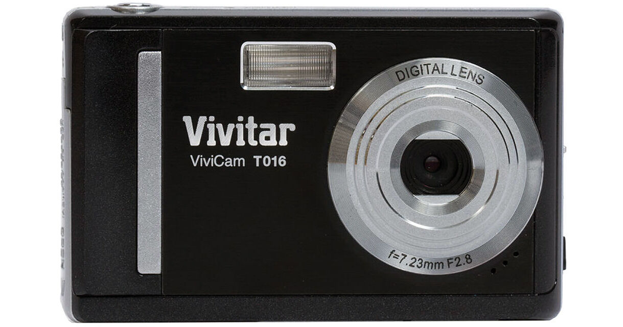 Vivitar ViviCam T016 Digital Camera (Black) VT016-BLK B&H Photo