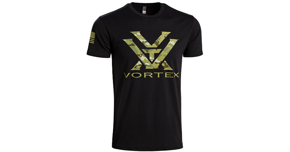 Vortex Camo Vortex T-Shirt (S, Black) VC-S B&H Photo Video
