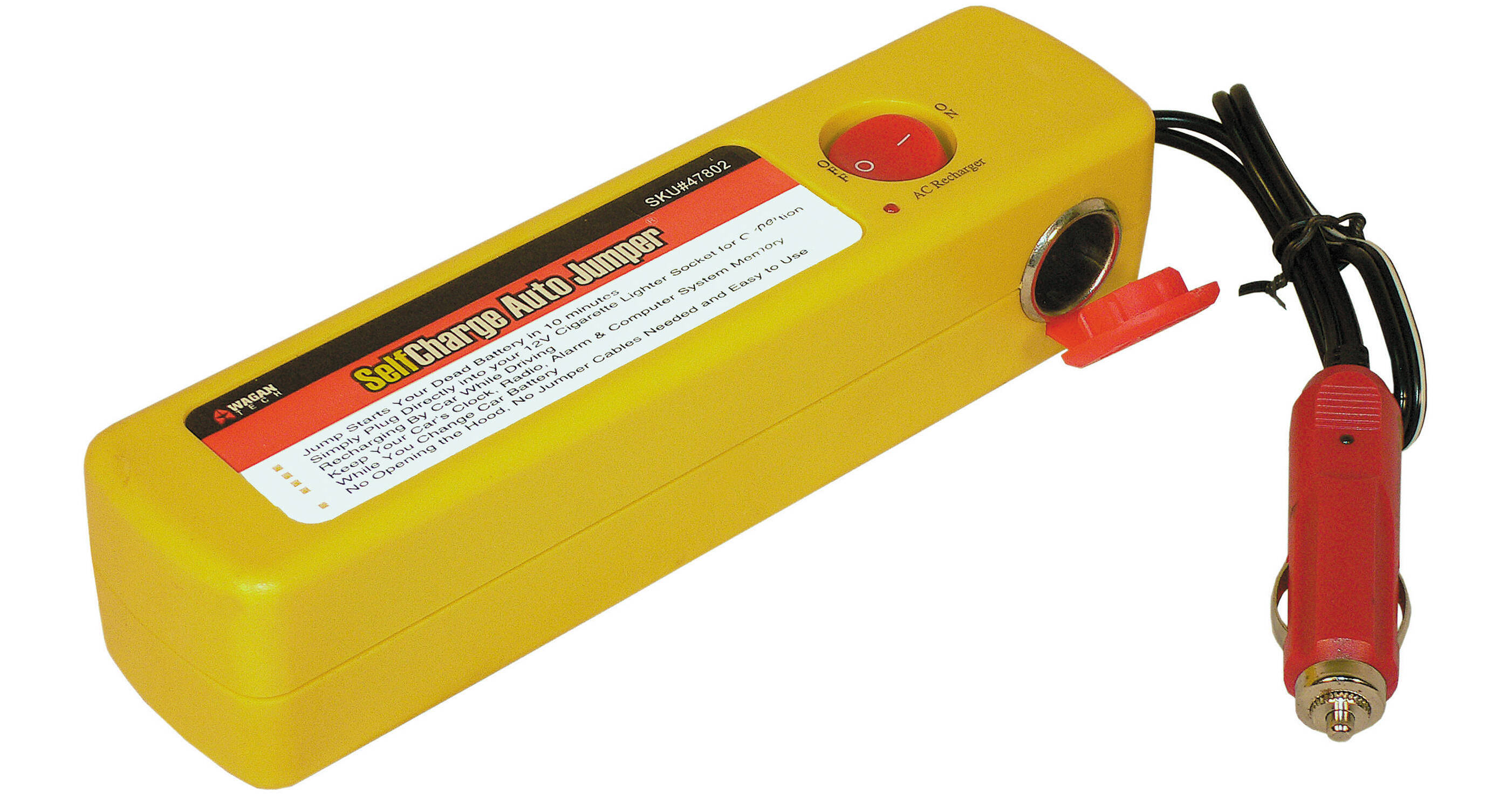 car to car jump starter cigarette lighter WAGAN Self-Charge Auto Jumper EA2045 B&H Photo Video