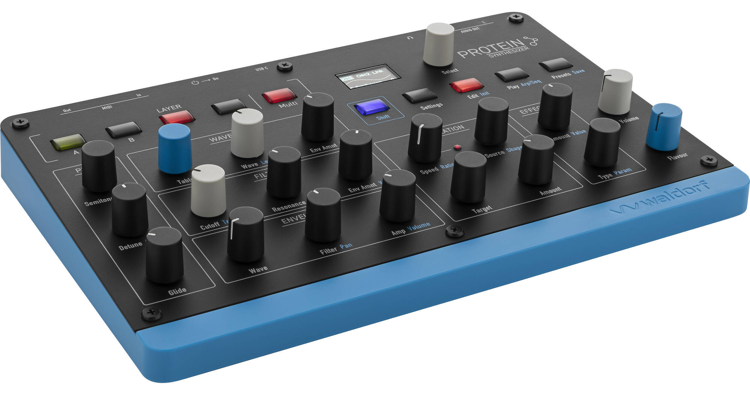 Waldorf Protein 8-Voice Wavetable Synthesizer PROTEIN B&H Photo