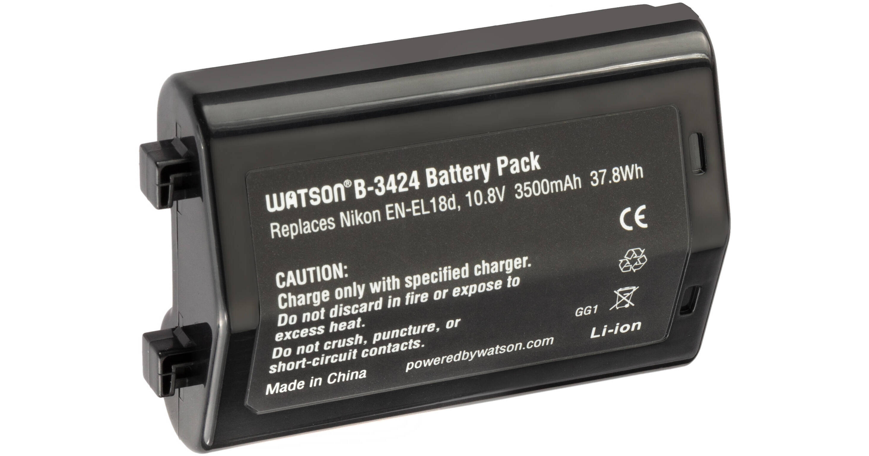 Watson EN-EL18d Lithium-Ion Battery Pack (10.8V, 3500mAh) B-3424