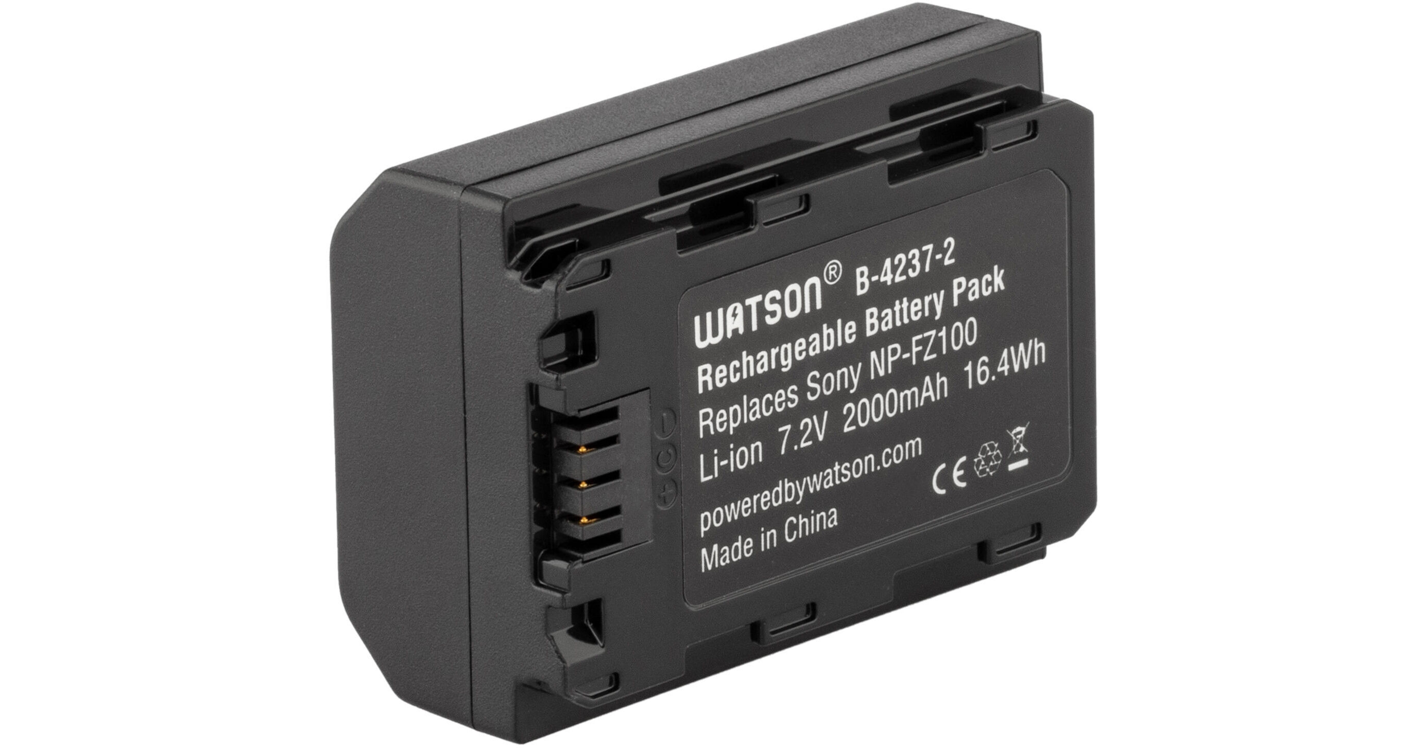 Used Watson NP-FZ100 V2 Lithium-Ion Battery Pack B-4237-2 B&H