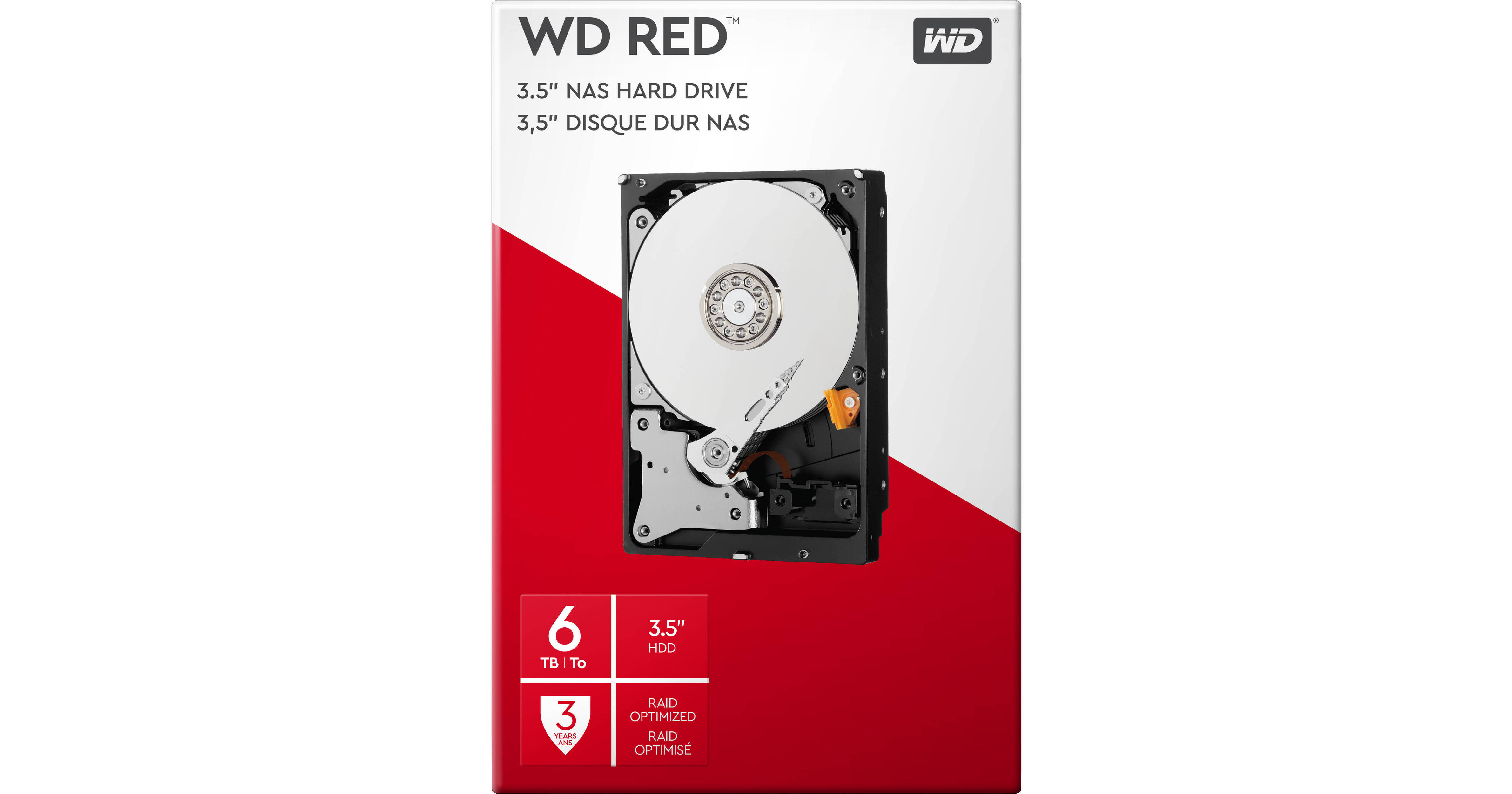 WD 6TB Red 5400 rpm SATA III 3.5