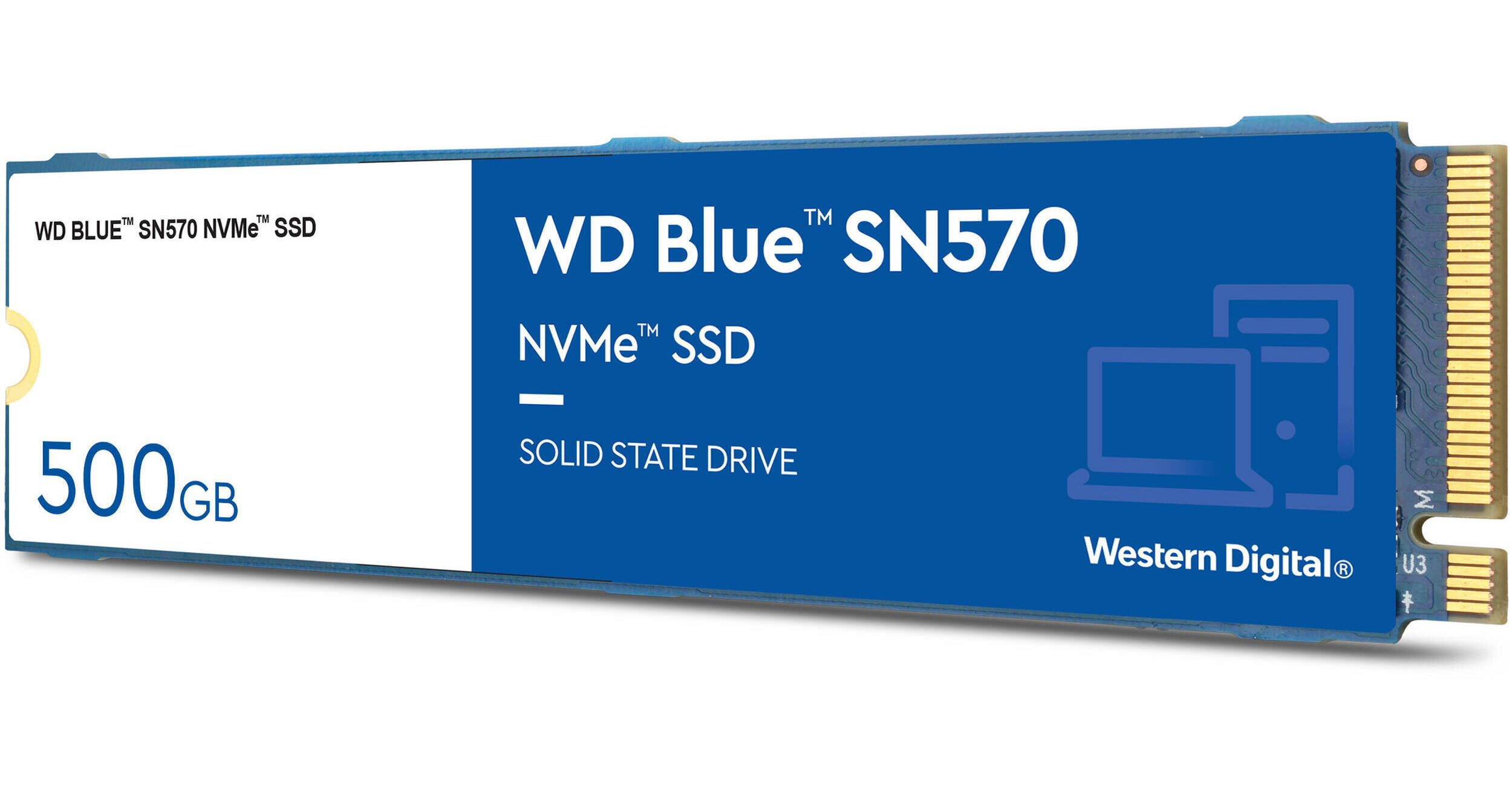 WD 500GB Blue SN570 NVMe M.2 Internal SSD WDBB9E5000ANC-WRSN B&H